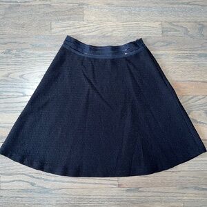 Sandro Paris A-Line Fit and Flare Mini Skirt Black Size 2 U.S 4 French Girl Chic